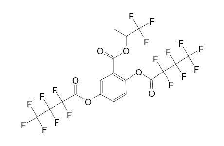 Gentisic acid, o,o'-bis(heptafluorobutyryl)-, 1,1,1-trifluoro-2-propyl ester