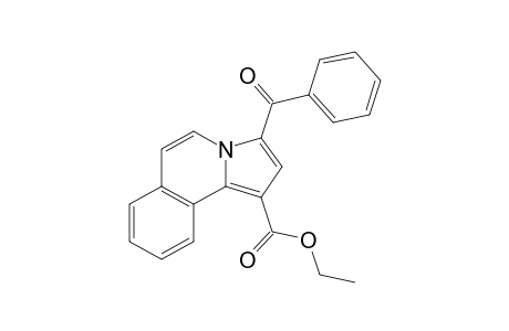 3-benzoylpyrrolo[2,1-a]isoquinoline-1-carboxylic acid, ethyl ester