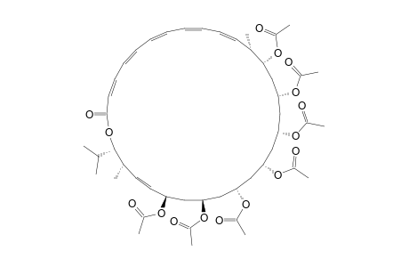 [(13S,14R,16R,18R,20R,22S,24R,26R,29S,30S)-(Alle)]-14,16,18,20,22,24,26-heptaacetoxy-13,29-dimethyl-30-(1-methylethyl)oxacyclotriaconta-3,5,7,9,11,27-hexaen-2-one