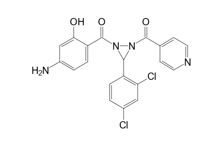 1-(4-aminosalicyloyl)-3-(2,4-dichlorophenyl)-2-isonicotinoyldiaziridine