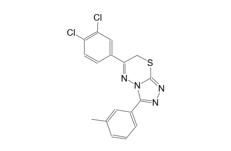 6-(3,4-dichlorophenyl)-3-(3-methylphenyl)-7H-[1,2,4]triazolo[3,4-b][1,3,4]thiadiazine