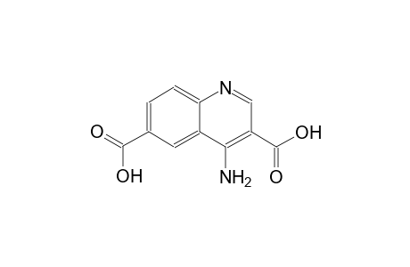 3,6-quinolinedicarboxylic acid, 4-amino-
