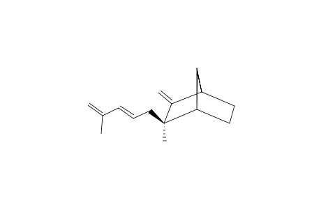 2-METHYL-3-METHYLEN-2-(4-METHYL-2,4-PENTADIEN-1-YL)-BICYCLO-[2.2.1]-HEPTAN