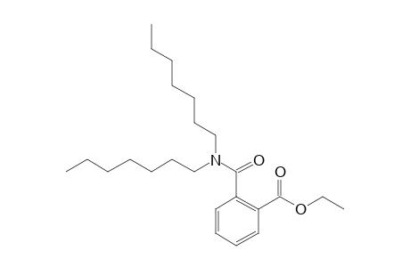 Phthalic acid, monoamide, N,N-diheptyl, ethyl ester