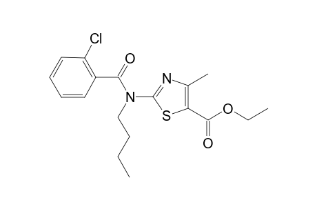 Ethyl 2-[butyl(2-chlorobenzoyl)amino]-4-methyl-1,3-thiazole-5-carboxylate