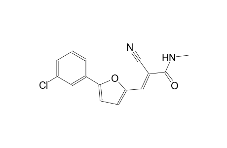 (2E)-3-[5-(3-chlorophenyl)-2-furyl]-2-cyano-N-methyl-2-propenamide