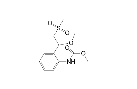 Ethyl N-[2-(1'-Methoxy-2'-<Methylsulfonyl>ethyl)phenyl]-carbamate