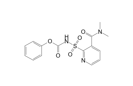 Carbamic acid, [[3-[(dimethylamino)carbonyl]-2-pyridinyl]sulfonyl]-,phenyl ester