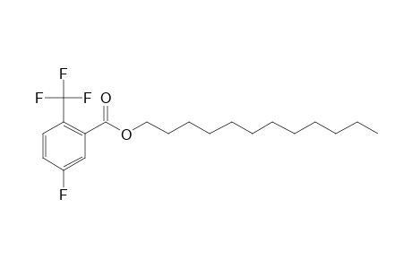 5-Fluoro-2-trifluoromethylbenzoic acid, dodecyl ester