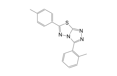 3-(2-methylphenyl)-6-(4-methylphenyl)[1,2,4]triazolo[3,4-b][1,3,4]thiadiazole