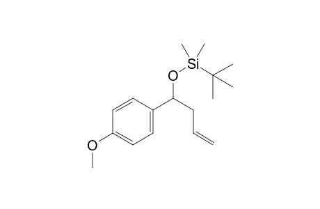 tert-Butyl dimethyl((1-(4-methoxyphenyl)but-3-en-1-yl)oxy)silane