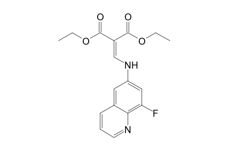 Diethyl N-(8-fluoro-6-quinolinyl)aminomethylenemalonate