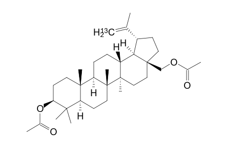 ((1R,3aS,5aR,5bR,7aR,9S,11aR,11bR,13aR,13bR)-9-acetoxy-5a,5b,8,8,11a-pentamethyl-1-(prop-1-en-2-yl-1-13C)icosahydro-3aH-cyclopenta[a]chrysen-3a-yl)methyl acetate