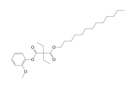 Diethylmalonic acid, 2-methoxyphenyl tridecyl ester