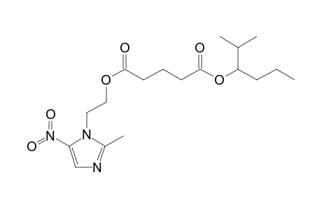 Glutaric acid, 2-(2-methyl-5-nitroimidazol-1-yl)ethyl 2-methylhex-3-yl ester