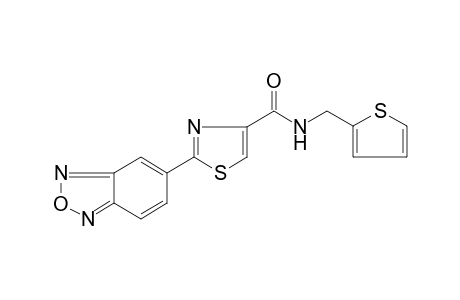 Thiazole-4-carboxamide, 2-(5-benzofurazanyl)-N-(2-thienylmethyl)-