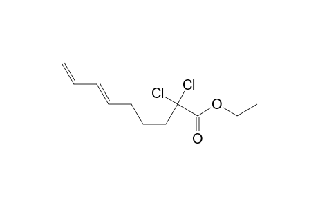 6,8-Nonadienoic acid, 2,2-dichloro-, ethyl ester