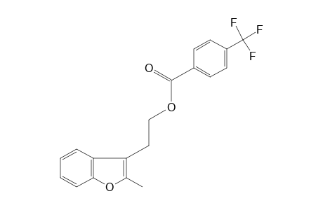 2-METHYL-3-BENZOFURANETHANOL, alpha,alpha,alpha-TRIFLUORO-p-TOLUATE