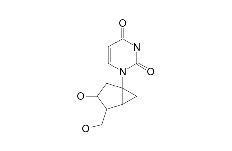 (1S,3S,4R,5S)-3-HYDROXY-4-HYDROXYHYDROXYMETHYL-1-(2,4-DIOXO-1,2,3,4-TETRAHYDROPYRIMIDIN-1-YL)-BICYCLO-[3.1.0]-HEXANE