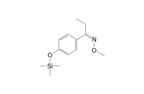 Propiophenone <4'-hydroxy->, methoxime, isomer 1