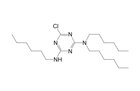 6-Chloranyl-N2,N2,N4-trihexyl-1,3,5-triazine-2,4-diamine