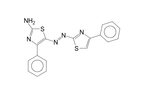 2-Amino-4-phenyl-5-(4-phenyl-2-thiazolylazo)thiazole