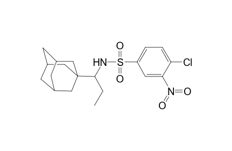 N-[1-(1-adamantyl)propyl]-4-chloranyl-3-nitro-benzenesulfonamide