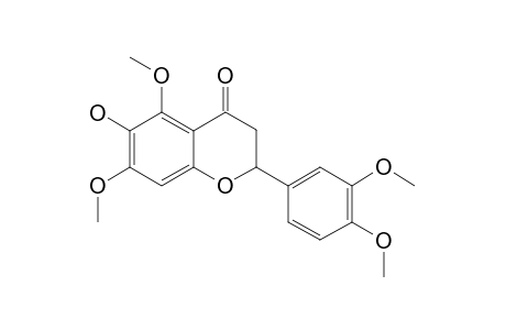 6-HYDROXY-3',4',5,6-TETRAMETHOXY-FLAVANONE