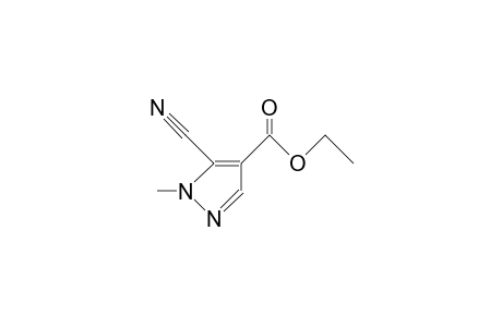 5-cyano-1-methyl-pyrazole-4-carboxylic acid ethyl ester