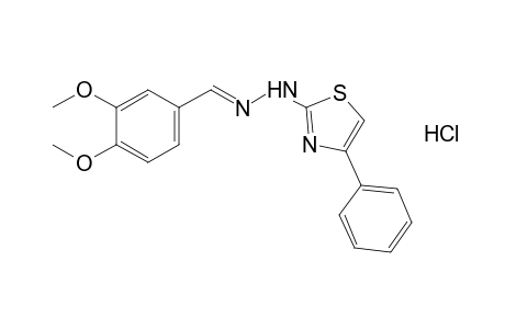 veratraldehyde, (4-phenyl-2-thiazolyl)hydrazone, monohydrochloride