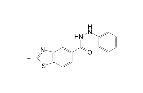 5-Benzothiazolecarboxylic acid, 2-methyl-, 2-phenylhydrazide