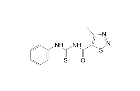 1-[(4-methyl-1,2,3-thiadiazol-5-yl)carbonyl]-3-phenyl-2-thiourea