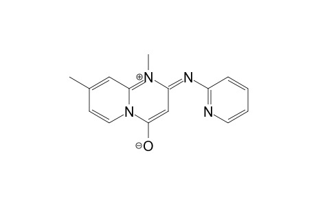 (2E)-1,8-dimethyl-2-(2-pyridinylimino)-4-pyrido[1,2-a]pyrimidin-5-iumolate