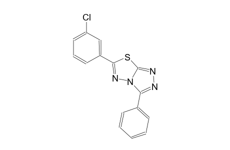6-(3-chlorophenyl)-3-phenyl[1,2,4]triazolo[3,4-b][1,3,4]thiadiazole