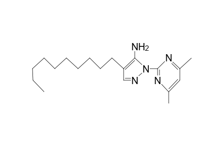 1H-Pyrazol-5-amine, 4-decyl-1-(4,6-dimethyl-2-pyrimidinyl)-