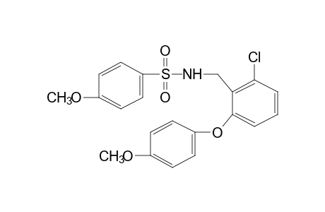 N-[2-chloro-6-(p-methoxyphenoxy)benzyl]-p-methoxybenzenesulfonamide