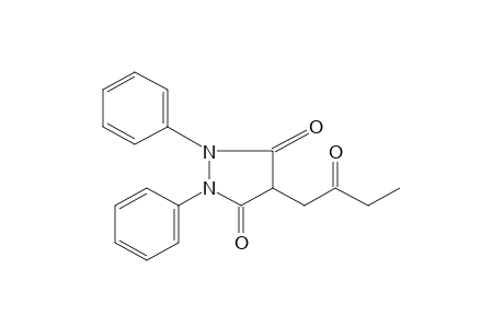 1,2-diphenyl-4-(2-oxobutyl)-3,5-pyrazolidinedione