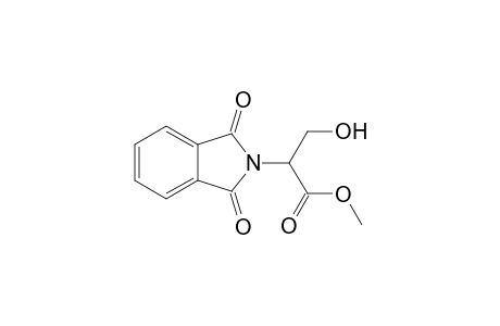 Propanoic acid, 2-(1,3-dioxo-2,3-dihydro-1H-2-isoindolyl)-3-hydroxy-, methyl ester