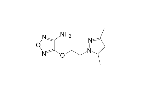 4-[2-(3,5-dimethyl-1H-pyrazol-1-yl)ethoxy]-1,2,5-oxadiazol-3-amine
