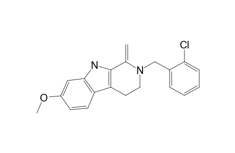 2-(o-Chlorobenzyl)-1,2,3,4-tetrahydro-7-methoxy-1-methylene-.beta.-carboline