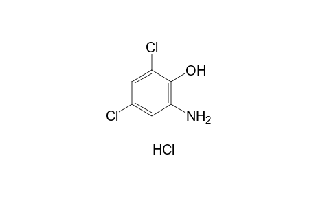 2-amino-4,6-dichlorophenol, hydrochloride