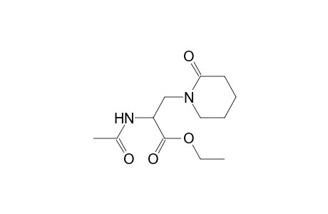 2-Acetamido-3-(2-ketopiperidino)propionic acid ethyl ester