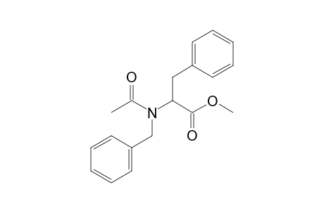Methyl 2-(N-Acetyl-N-benzyl)amino-3-phenylpropanoate