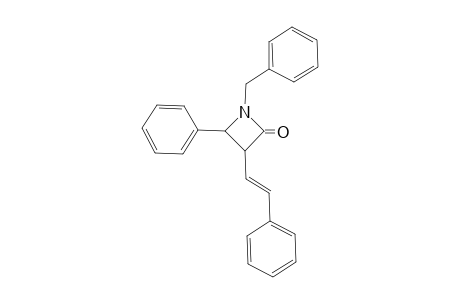 cis-1-Benzyl-4-phenyl-3-[(E)-2-phenyl-1-ethenyl]-2-azetanone