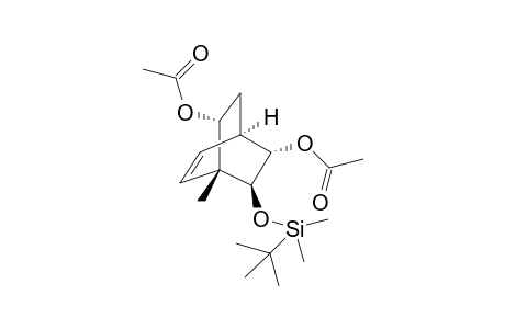 (1R,2S,3S,4R,6R)-3-((tert-Butyldimethylsilyl)oxy)-1-methylbicyclo[2.2.2]oct-7-ene-2,6-diyl Diacetate