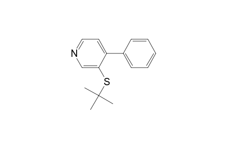 Pyridine, 3-(tert-butylthio)-4-phenyl-