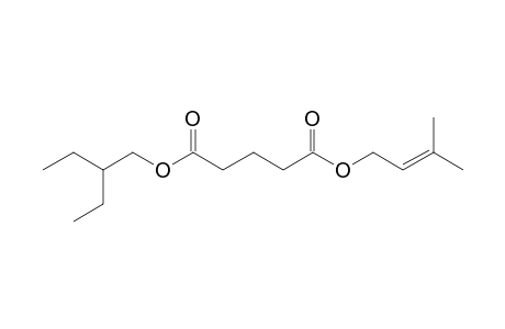 Glutaric acid, 3-methylbut-2-en-1-yl 2-ethylbutyl ester