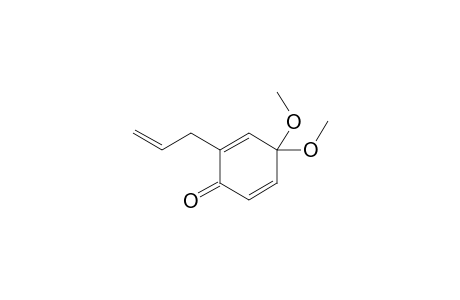 2-Allyl-4,4-dimethoxy-2,5-cycloexadienone