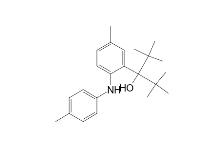 Benzenemethanol, .alpha.,.alpha.-bis(1,1-dimethylethyl)-5-methyl-2-[(4-methylphenyl)am ino]-