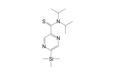 3-TRIMETHYLSILYLPYRAZINE-2-N-DIISOPROPYLPYRAZINETHIOCARBOXAMIDE